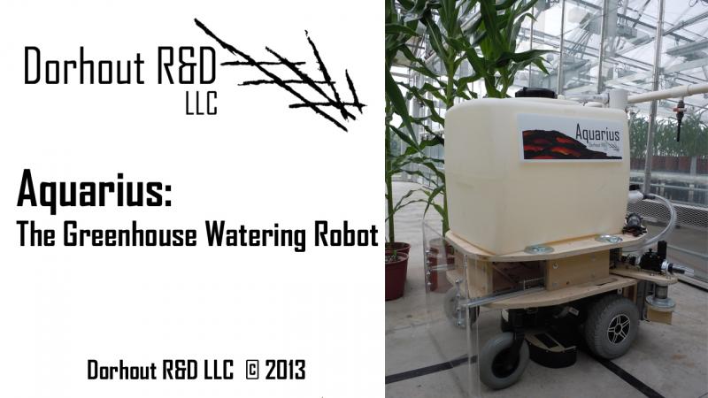 Aquarius the Greenhouse watering robot