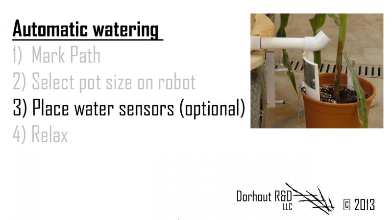 water sensors close up